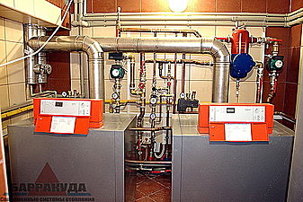 Котельная на каскаде из двух котлов VIESSMANN — Барракуда - Современные системы отопления Котельная на каскаде из двух котлов VIESSMANN — Барракуда - Современные системы отопления