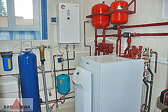 Котельная на тепловом насосе Vaillant, пиковый доводчик - электрокотел. — Барракуда - Современные системы отопления Котельная на тепловом насосе Vaillant, пиковый доводчик - электрокотел. — Барракуда - Современные системы отопления