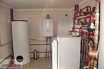Котельная на тепловом насосе Vaillant, пиковый доводчик - настенный газовый котел. — Барракуда - Современные системы отопления Котельная на тепловом насосе Vaillant, пиковый доводчик - настенный газовый котел. — Барракуда - Современные системы отопления