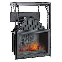 Каминная топка UNIFLAM 700 LUX + подъем двери