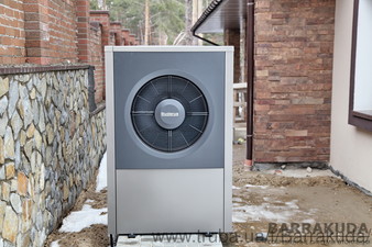 2017 год. Коттедж 300 кв.м. Гибридный тепловой насос нового поколения BUDERUS Logatherm WPL 17 ARB  (воздушный тепловой насос 17 кВт с газовым конденс &mdash; Барракуда - Современные системы отопления