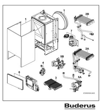Запасные части и комплектующие к отопительной технике Buderus