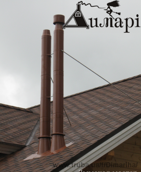 Монтаж дымоходов.