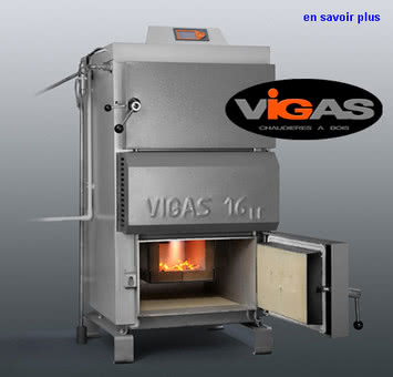 Котел на дровах пиролизный Vigas 100 (25-100 кВт)