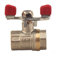кран кульовий латунний Cантехкоплект або Water pro