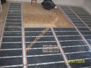 Теплый пол с инфракрасной пленки &mdash; ТПП Тепломонтаж