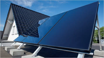 Солнечная система для ГВС и отопления Vaillant Drainback