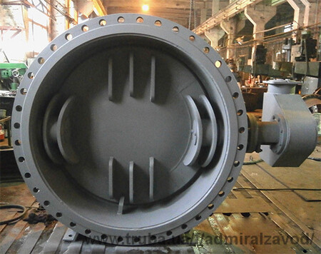 Поставка клапана дроссельного Dn1600 Pn40 на Мариупольский металлургический комбинат имени Ильича