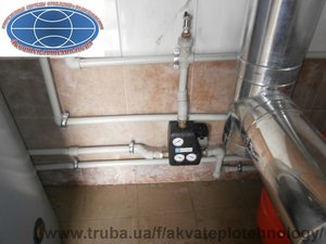 Монтаж твердотопливного котла. &mdash; Акватеплотехнология