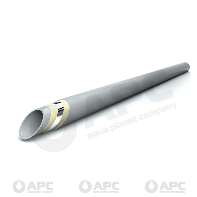 Труба полипропиленовая армированная алюминием APC Prof PPR/AL/PPR PN20, Ø20 - 4м.