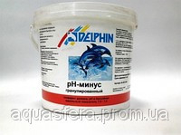 PH-Минус гранулированный Delphin (15кг), Химия для бассейна