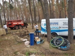 пгт. Песочин — Бурение под полив в парковой зоне &mdash; Аквастрой
