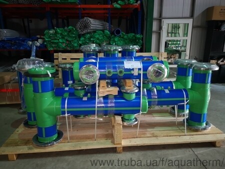 Готовые сборки распределительных блоков Aquatherm