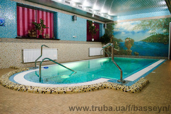 Бассейн мозаичный переливной &mdash; Бассейн сервис