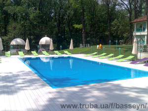 Бассейн пленочный переливной &mdash; Бассейн сервис