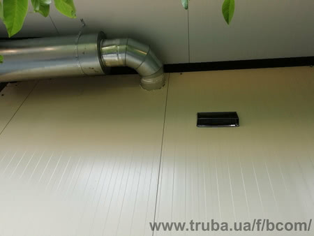 Монтаж витяжки в  кав'ярні