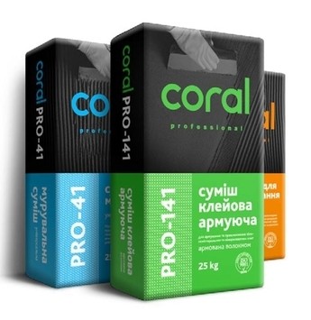 Клей для керамической плитки Coral