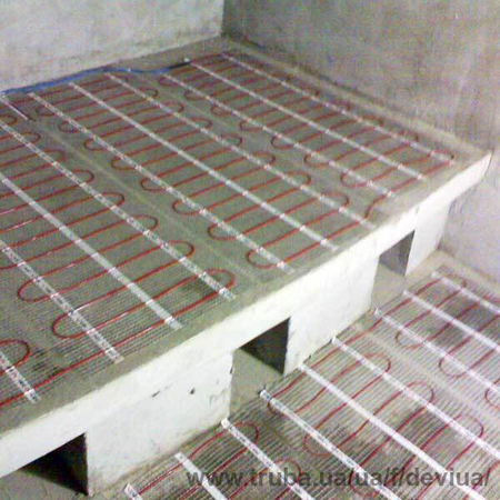 Обвгрів сауни ХАММАМ нагрівальними матами DEVIheat 150S