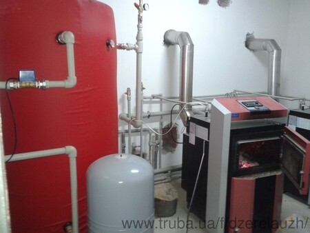 Котел пиролизный на дровах АТТАСК DP Profi 25 кВт