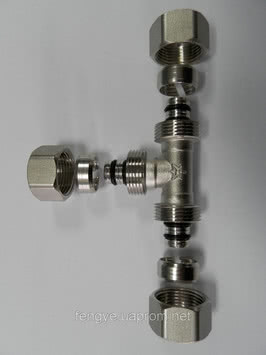 Фитинг обжимной тройник редукционный FG S-T2025*1216*2025