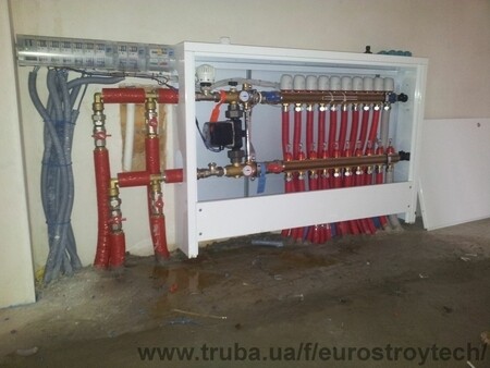 Покімнатне регулювання температури в будинку від двох котлів