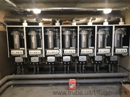 Котельня (конденсаційні котли WOLF CGB 100кВт)