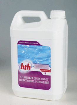 Химия для бассейна Средство hth от известковых отложений (жидкое) 5л (Франция)
