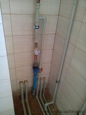 Монтаж стояка и водопровода &mdash; hydra