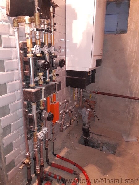 Монтаж топочных на базе газовых котлов