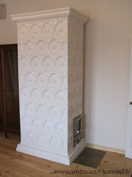 белые печи камины изразцовые (кахельнi) от производителя