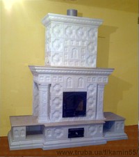 печь из кафеля (изразцов) от производителя &mdash; Мануфактура артистичної кераміки