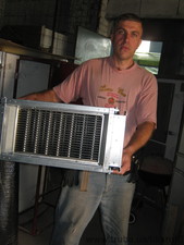 Установка рекуператора в аквариумном цехе. &mdash; КАРОФФ