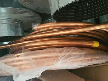Труба мідна 28,58 мм, 11/8 дюйма Halcor (Греція)