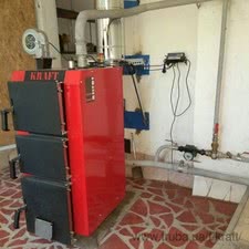Готовый объект в Запорожской области -  котел длительного горения Крафт S 15 кВт &mdash; KRAFT
