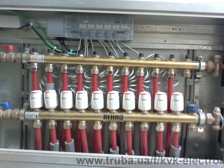 Управление отоплением в системе KNX