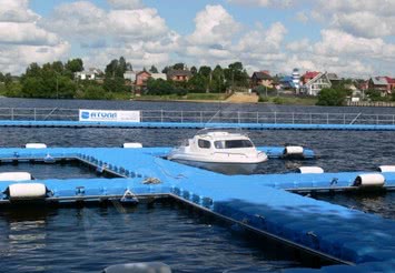 Понтон, пирс, причал, плот, переправа модульные пластиковые