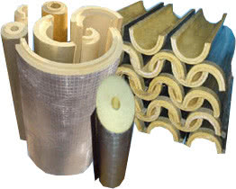 Пенополиуретановые ППУ скорлупы, цилиндры, сегменты, оболочки для теплоизоляции труб малых диаметров