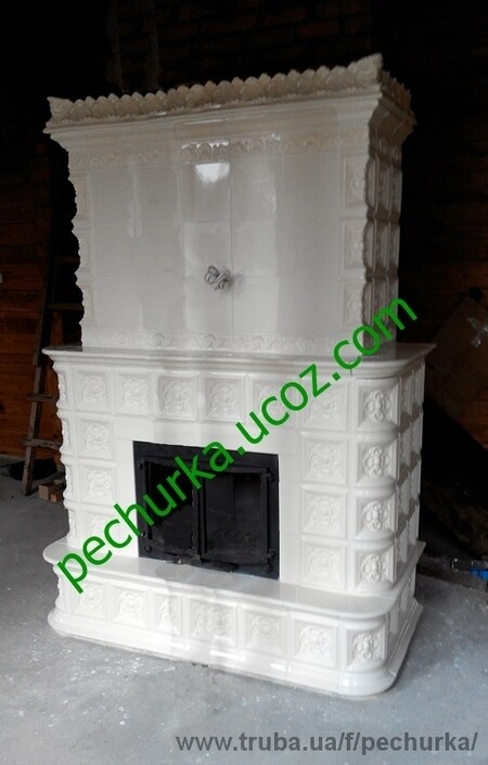 изразцовый камин в Буче