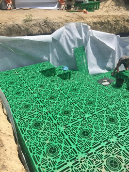 Дренажні блоки Stormbox, виробництва PipeLife Київ, Вишневе,