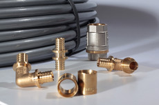 Кран шаровый для воды с американкой, PN40 (Heat-PEX)