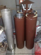 Нержавеющие дымоходы в окрашенном кожухе &mdash; Решения в металле