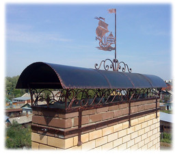 Колпаки на дымоходы. Флюгарка. &mdash; Респект Компании