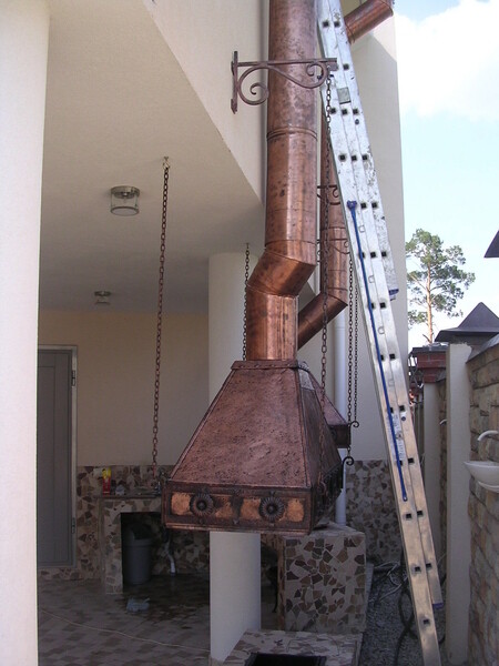 жестяные работы. Вытяжные зонты под заказ.