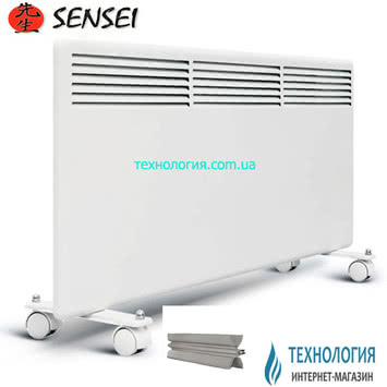 Конвектор электрический SENSEI SSC-100MB (механический термостат 1000 Вт, закрытый тен, ножки в наличии)