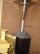 Монтаж дымохода в сауне &mdash; Сучасні димарі