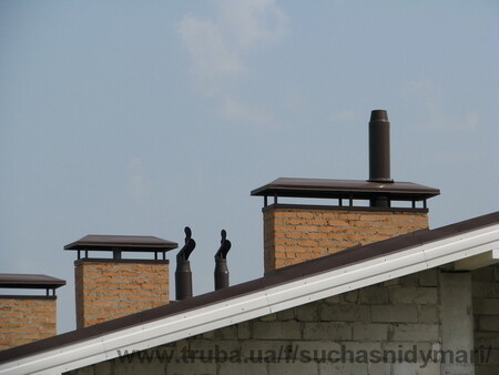 Монтаж дымоходов на крыше