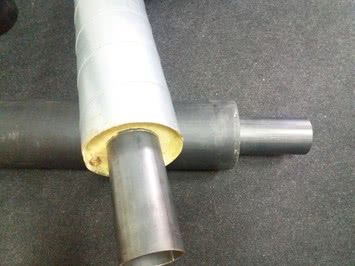 Попередньо ізольовані труба діаметр 76/140 (ПЕ, СПІРО)