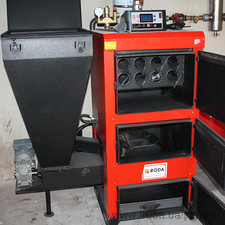 Установка пелетного котла RODA RK3G &mdash; Tepllo