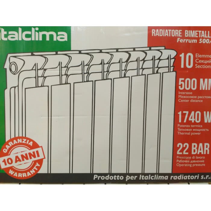 Радиаторы биметаллические Italclima, стальные панельные Krafter