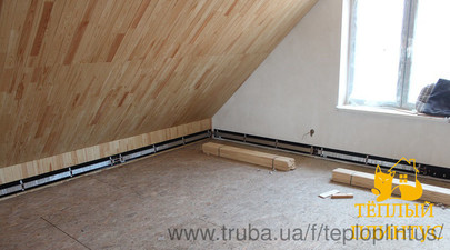 Теплый Плинтус в коттедже &mdash; Теплый Плинтус